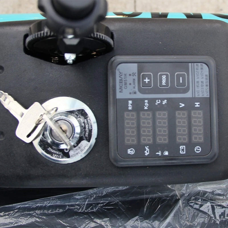 Heavy Duty Mini 1.8T Excavator Crawler Digger With Hydraulic Thumb (SAK83917) SAKSBY - Digital Panel View