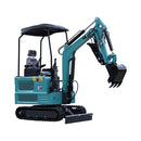 Heavy-Duty Mini Excavator Crawler Digger with Hydraulic Thumb (SAK83917) Saksby - Front Right Corner View 
