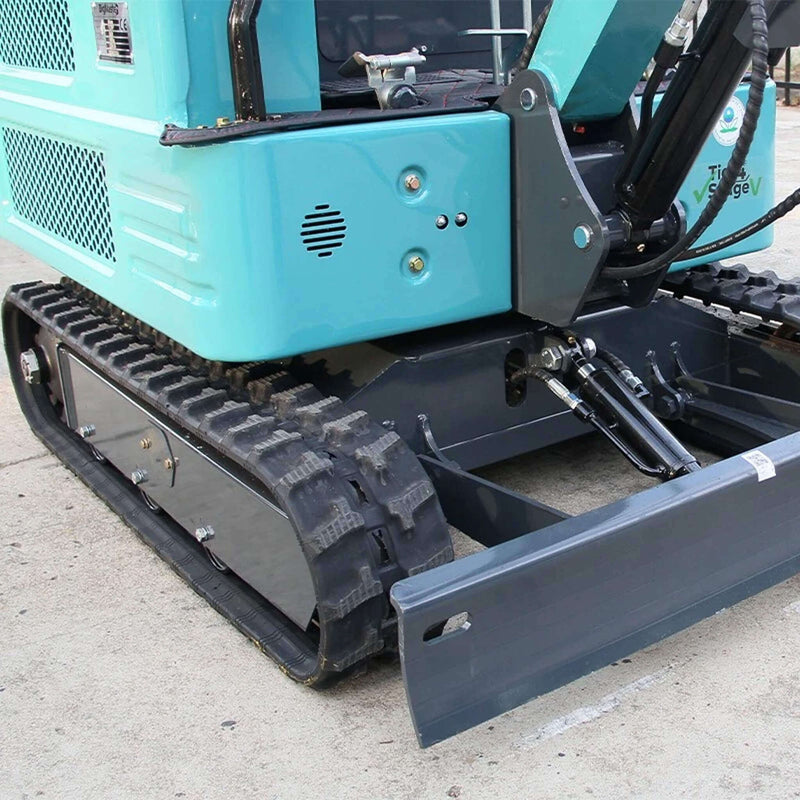 Heavy Duty Mini 1.8T Excavator Crawler Digger With Hydraulic Thumb (SAK83917) SAKSBY - Front Right View of Shovel View