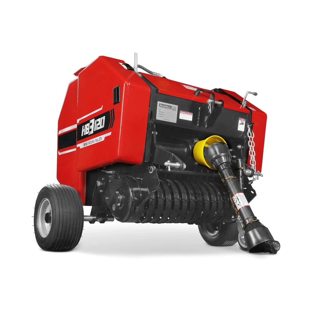 Heavy-Duty Mini Round Hay Tractor Baler With Twine Wrap (SAK36194) - Saksby Wholesale - Front Right Bottom View