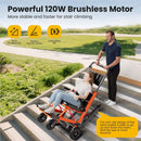 Motivo Heavy-Duty Motorized Stair Climbing Wheelchair, 440LBS [FDA-Approved] (SAK47103)