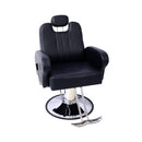 Heavy-Duty Multifunctional PU Leather Reclining Hydraulic Barber Chair With Chrome Steel Base (SAK35719)- Saksby Wholesale - Full Right View
