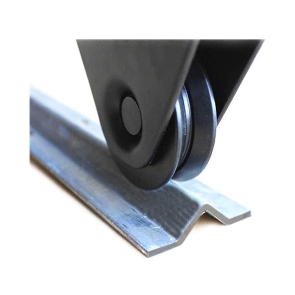 [12-18FT] Heavy-Duty Paris-Style Premium Steel Sliding Driveway Gate (SAK14850) - Sasksby Wholesale - Rolling Wheel View