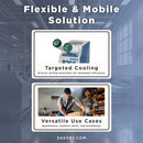 Heavy-Duty Portable Commercial 1-Ton Air-Cooled Spot Cooler (SAK90671) - Saksby Wholesale - Benefits View