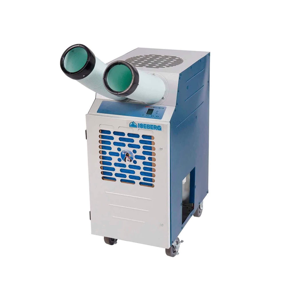 Heavy-Duty Portable Commercial 1-Ton Air-Cooled Spot Cooler (SAK90671) - Saksby Wholesale - Front Side View