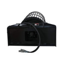 Heavy-Duty Rotary Rock Picker Skid Steer Attachment With 30-Inch Drum (SAK72651) - Saksby Wholesale - Back View