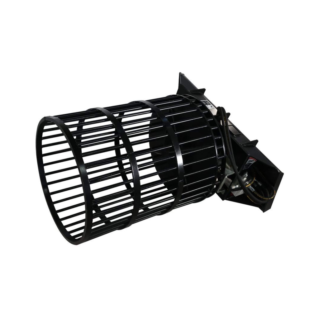Heavy-Duty Rotary Rock Picker Skid Steer Attachment With 30-Inch Drum (SAK72651) - Saksby Wholesale - Front Side View