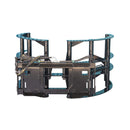 Heavy-Duty Round Hay Bale Grab Skid Steer Attachment (SAK45980) - Saksby Wholesale - Back View