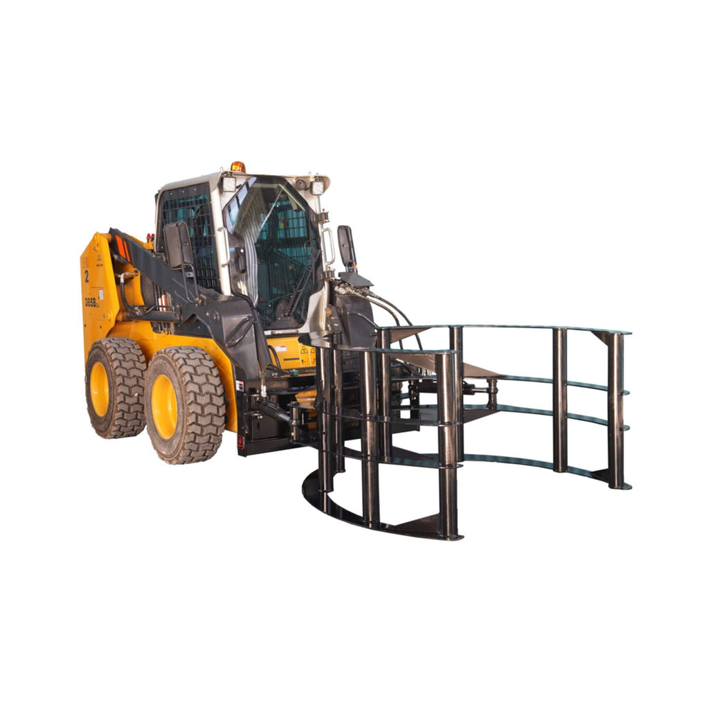 Heavy-Duty Round Hay Bale Grab Skid Steer Attachment (SAK45980) - Saksby Wholesale - Product Preview