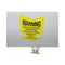 Pressure Tank With A Yellow Warning Label On A White Background
