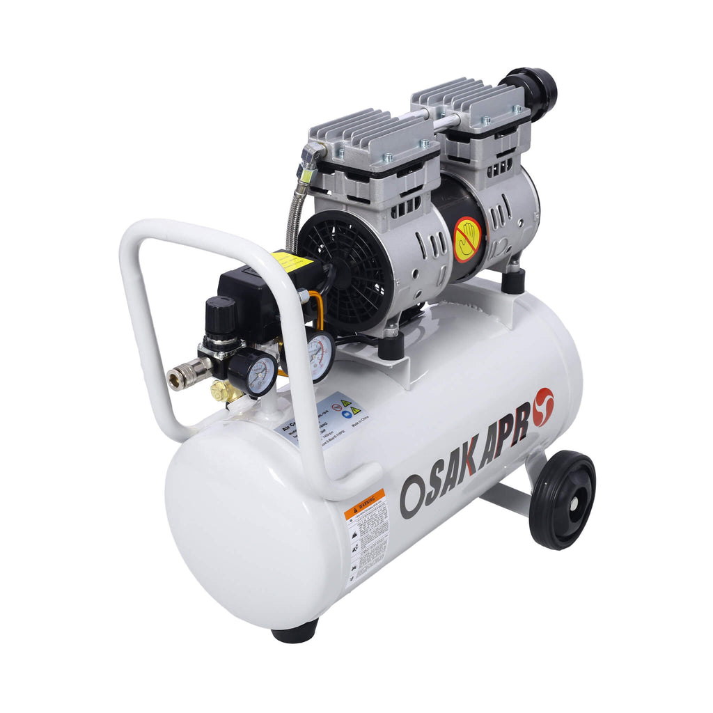 Osakapro Air Compressor On A White Background