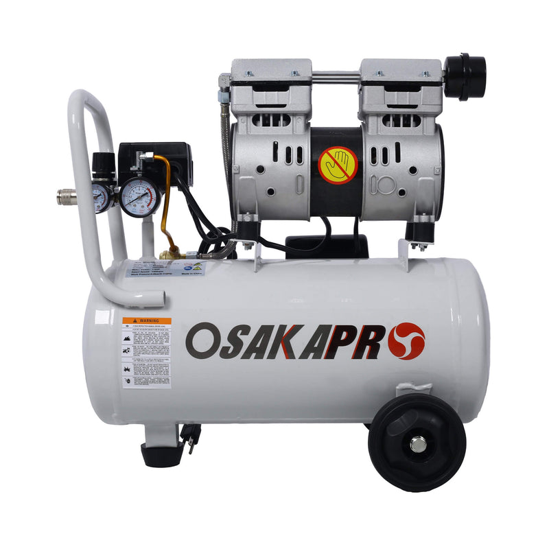 Osakapro Air Compressor On A White Background