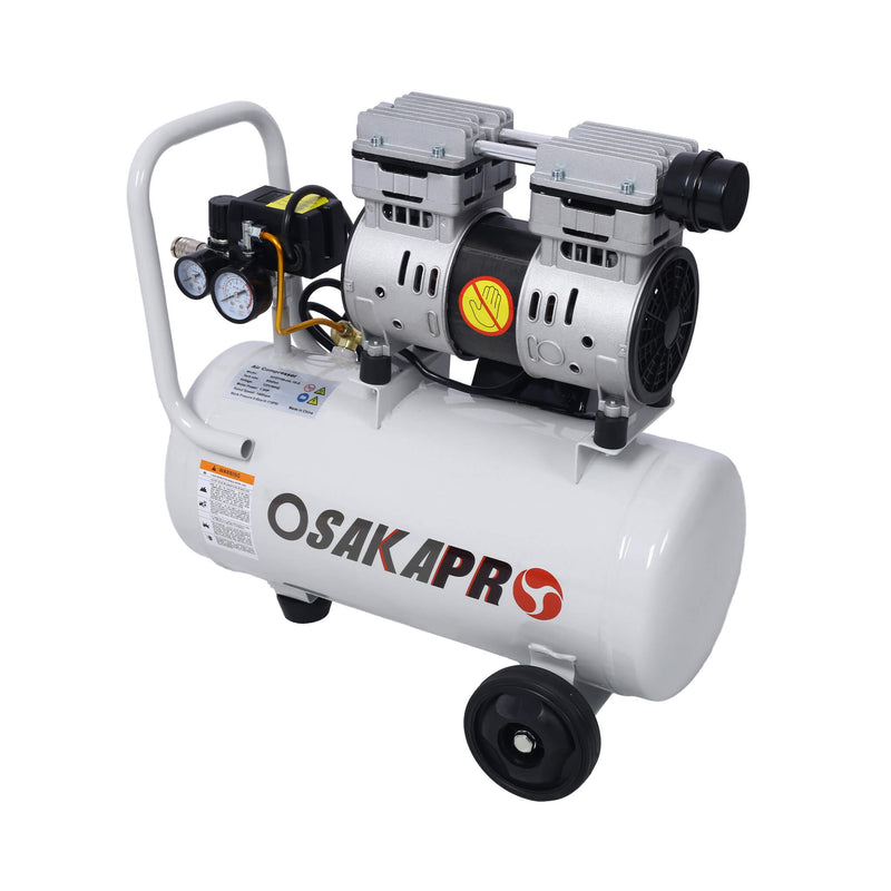 Osakapro Air Compressor On A White Background