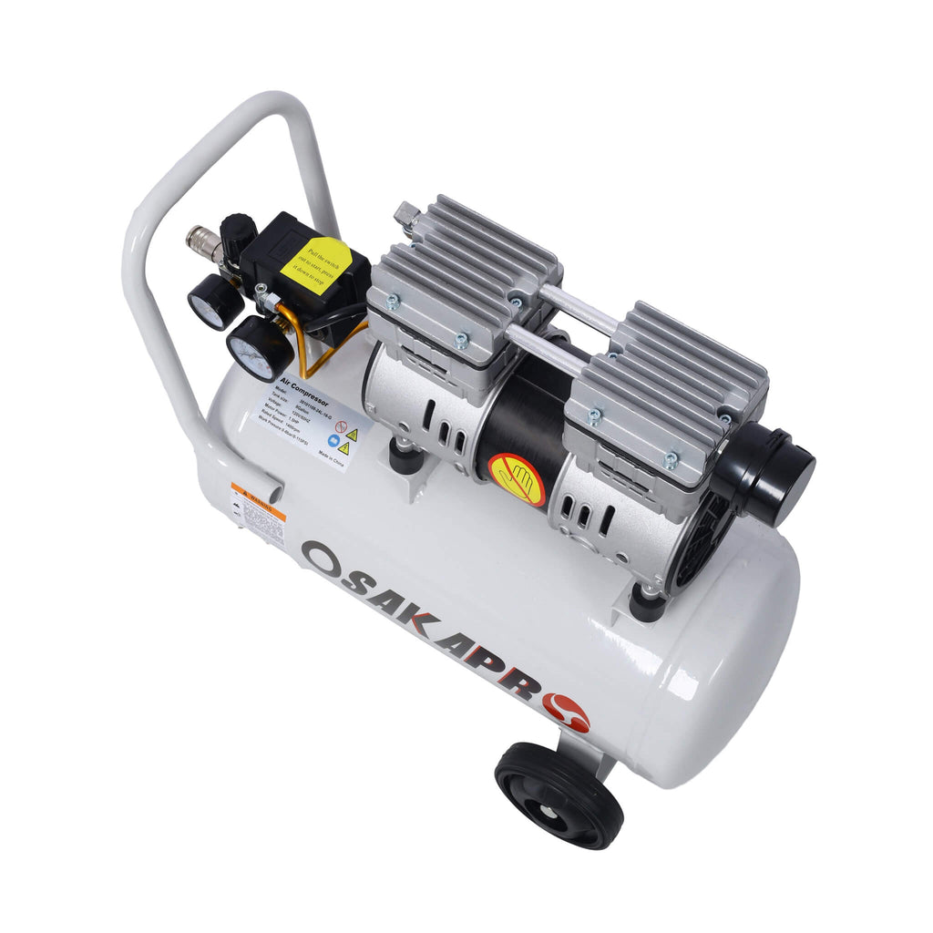 Osakapro Air Compressor On A White Background