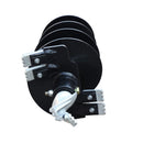Heavy-Duty Skid Steer Auger Drive Attachment With 12-Inch Post Hole Bit (SAK25169) - Saksby Wholesale - Back View