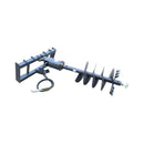 Heavy-Duty Skid Steer Auger Drive Attachment With 12-Inch Post Hole Bit (SAK25169) - Saksby Wholesale - Preview