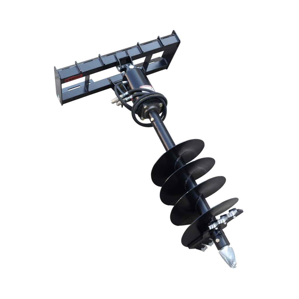 Heavy-Duty Skid Steer Auger Drive Attachment With 12-Inch Post Hole Bit (SAK25169) - Saksby Wholesale - Product Preview