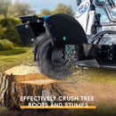 Heavy-Duty Skid Steer Stump Grinder Attachment With High-Speed Cutting Wheel (SAK52096)