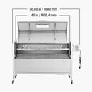 Heavy-Duty Spit Roaster Rotisserie BBQ Grill For Pig, Lamb And Chicken (SAK59286) - Saksby Wholesale - 46-Inch Dimensions
