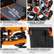 Heavy Duty Ultralight All-Terrain Electric Airplace-Approved Foldable Wheelchair, 300LBS (SAK63147) SAKSBY - Parts View