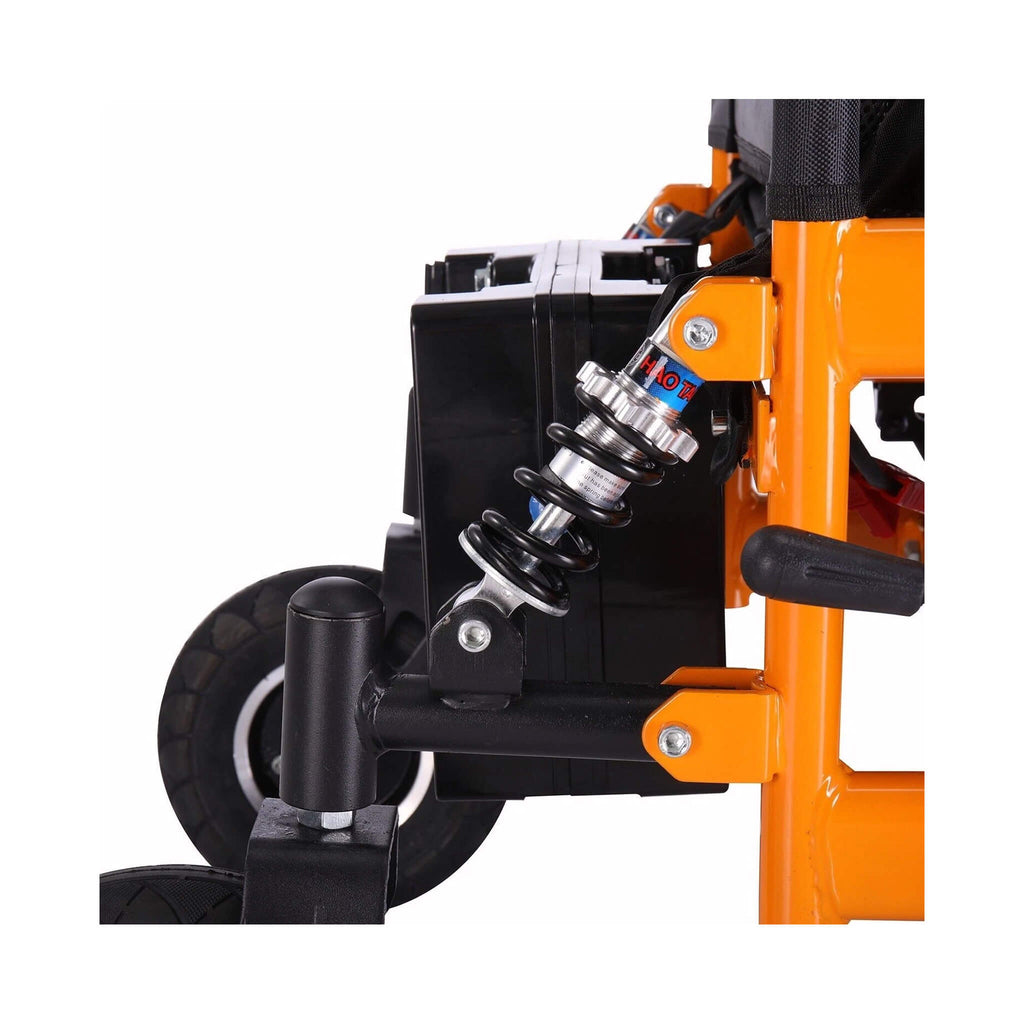 Motivo Heavy-Duty Ultralight All-Terrain Electric Airplane-Approved Foldable Wheelchair, 300LBS (SAK63147)