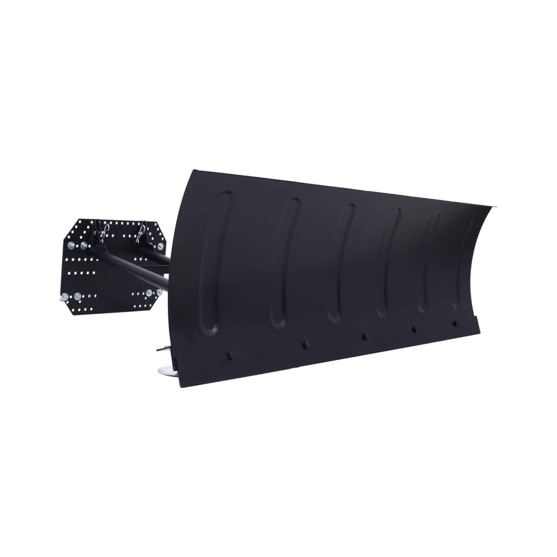 Heavy Duty Universal ATV UTV Snow Plow Kit With Steel Blade And Universal Mount System (SAK49745) - Saksby Wholesale - Side Front View