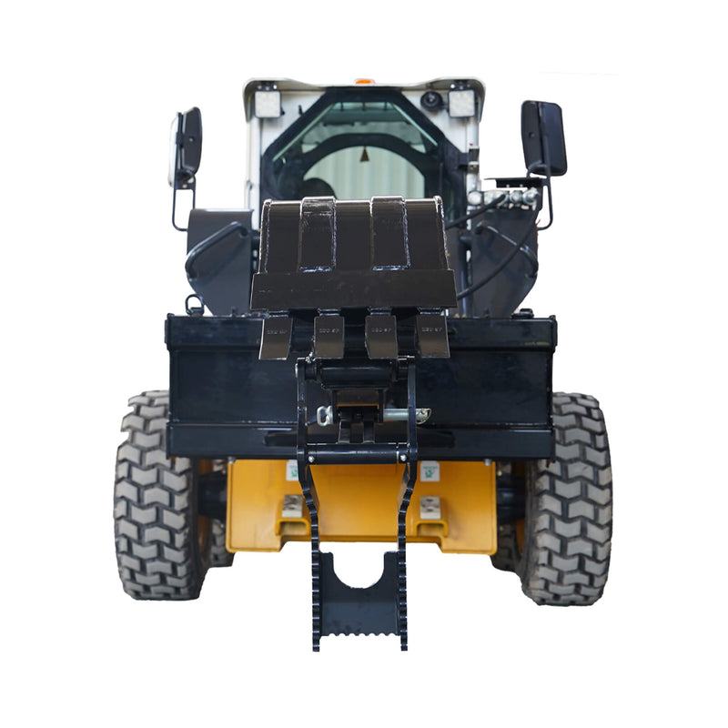 Heavy-Duty Universal Skid Steer Backhoe Digger Bucket Attachment With Universal Quick Attach Plate (SAK26714)