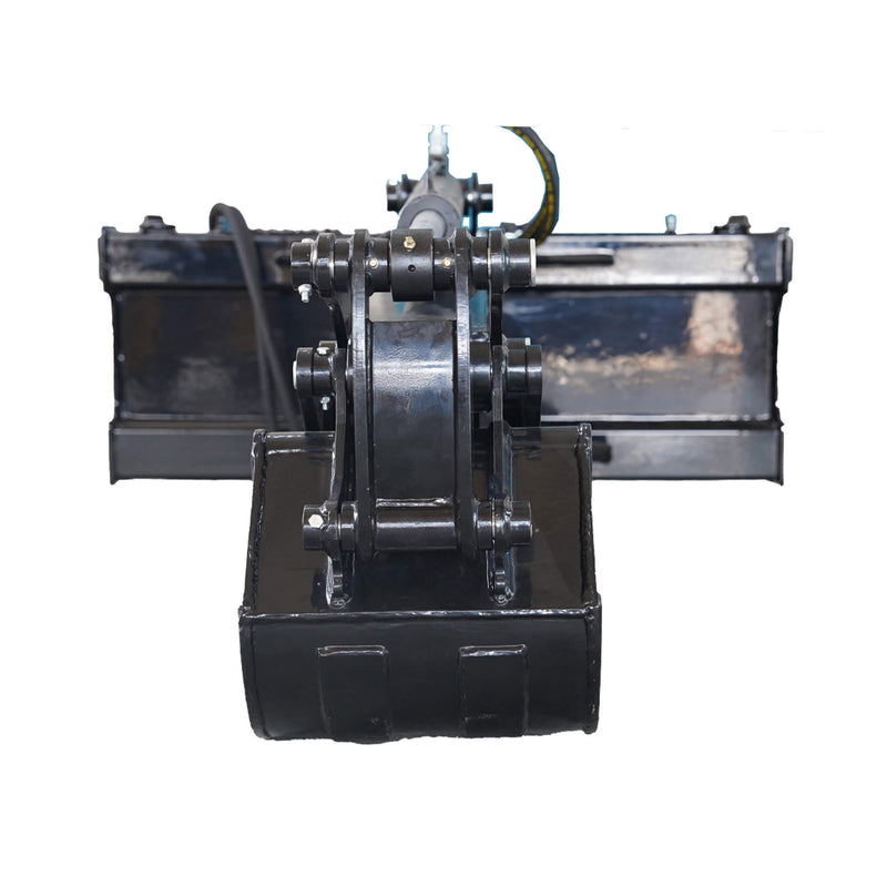 Heavy-Duty Universal Skid Steer Backhoe Digger Bucket Attachment With Universal Quick Attach Plate (SAK26714)