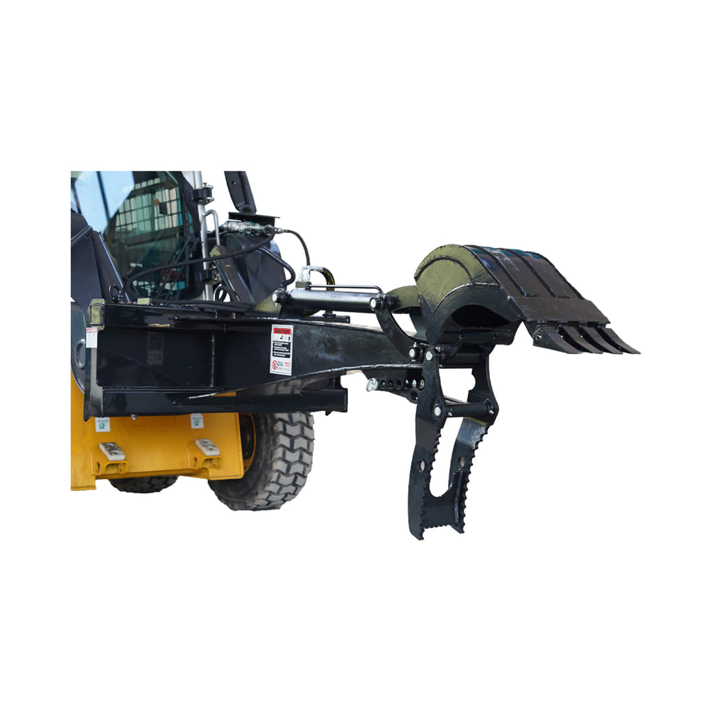 Heavy-Duty Universal Skid Steer Backhoe Digger Bucket Attachment With Universal Quick Attach Plate (SAK26714)