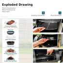 Heavy-Duty Vertical Extra-Large Charcoal Offset BBQ Smoker Grill Combo (SAK80247) - Saksby Wholesale - Product Use Details