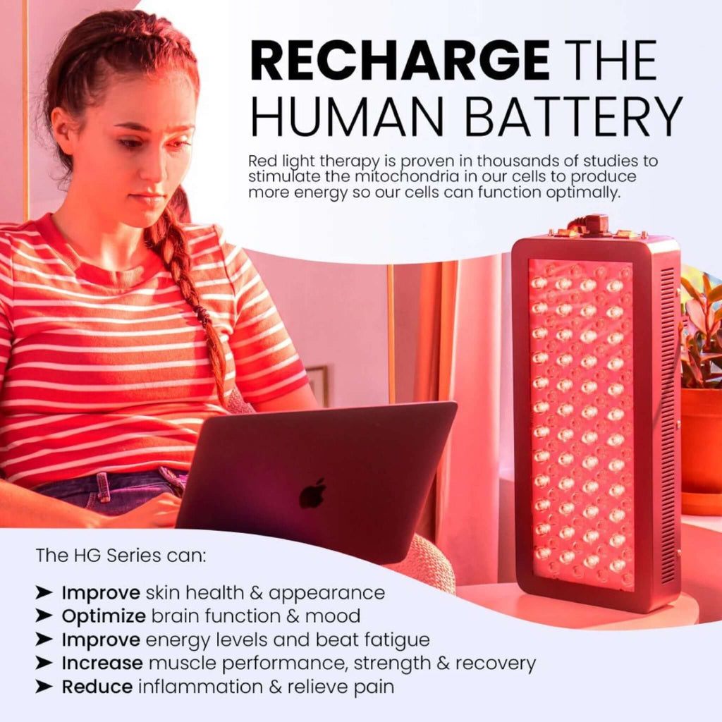 Hooga HG1000 1000W Full-Body Medical Grade Red Light Therapy Panel (SAK15938) - Saksby Wholesale - Outcomes