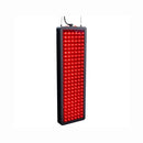Hooga HG1500 Professional Full-Body Red Light Therapy Panel With Power Switches For Customized Treatments (SAK56821) - Saksby Wholesale - Front Side View In Red Light