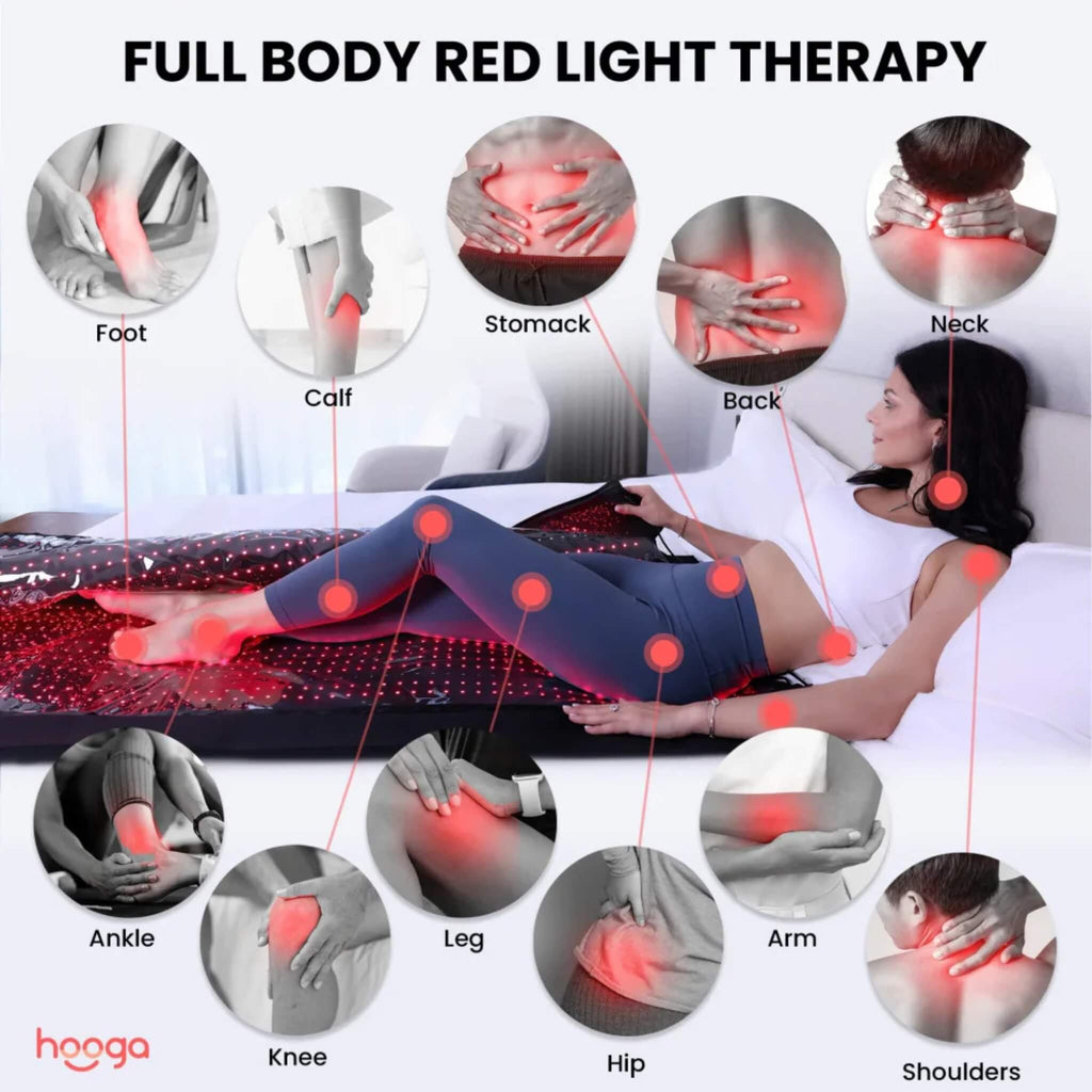 Hooga Red Light Therapy Full-Body Pod With Pulse Functionality And Adjustable Brightness (SAK74182) - Saksby Wholesale - Full Body Parts