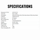Hooga ULTRA1500 Medical-Grade Red Light Therapy Panel With Adjustable Timer (SAK34529) - Saksby Wholesale - Specifications
