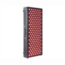 Hooga ULTRA750 750W High-Powered Red Light Therapy Panel With Digital Control Panel (SAK37629) - Saksby Wholesale - Left Side VIew With Red Light