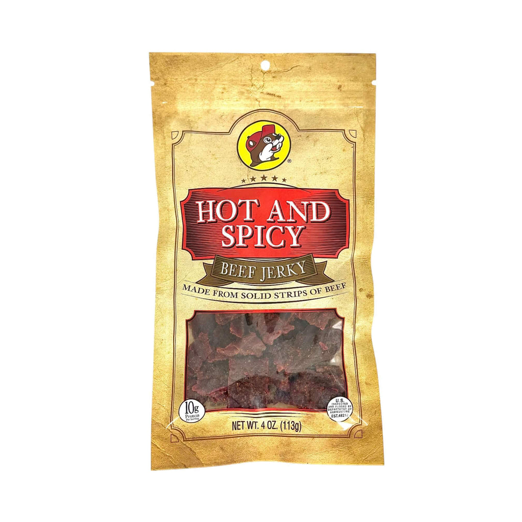 Hot and Spicy Beef Jerky (SAK59038) - Saksby Wholesale - Front View