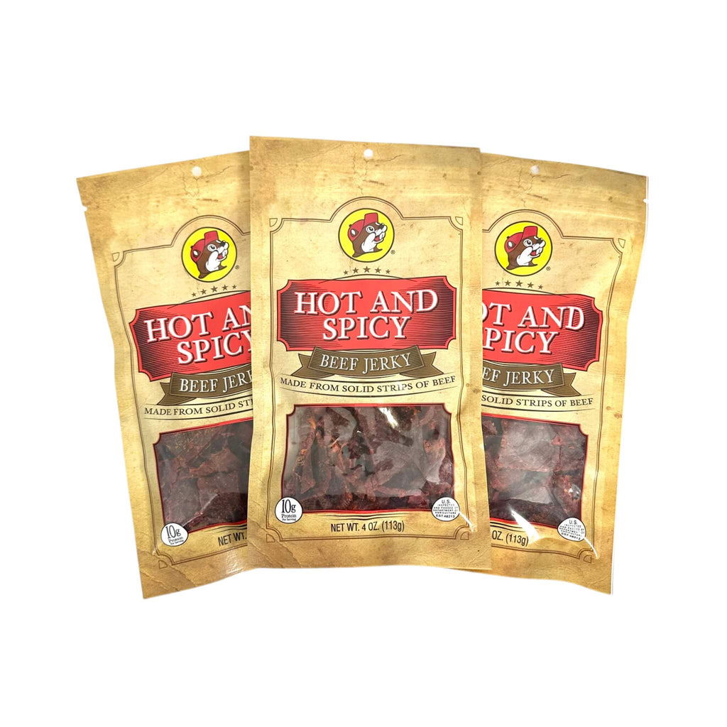 Hot and Spicy Beef Jerky (SAK59038) - Saksby Wholesale - Three Packs View