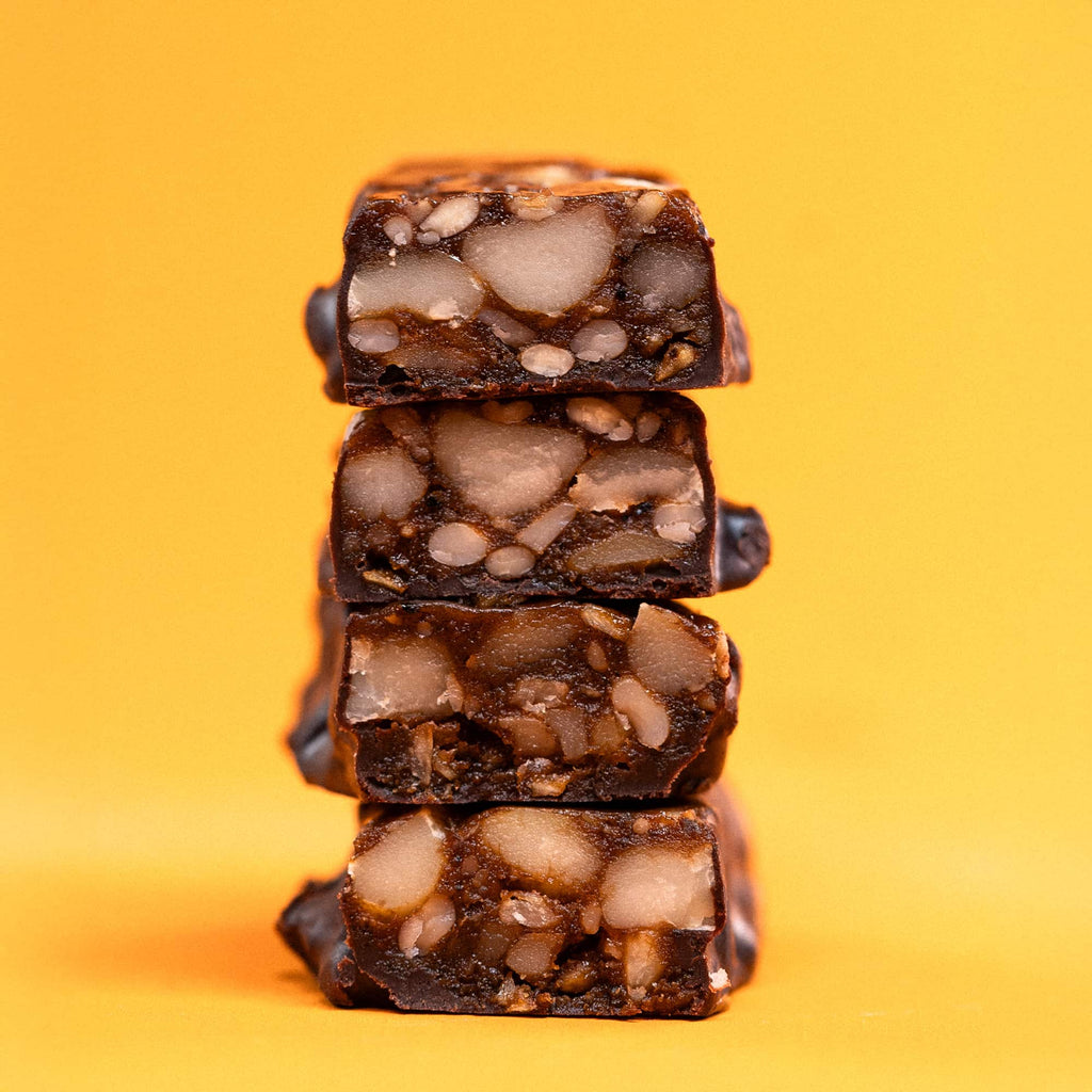 Caramel Mocha Macadamia Nut Snack Bar (Dan Mace's BRU Bar) (12 Bars)