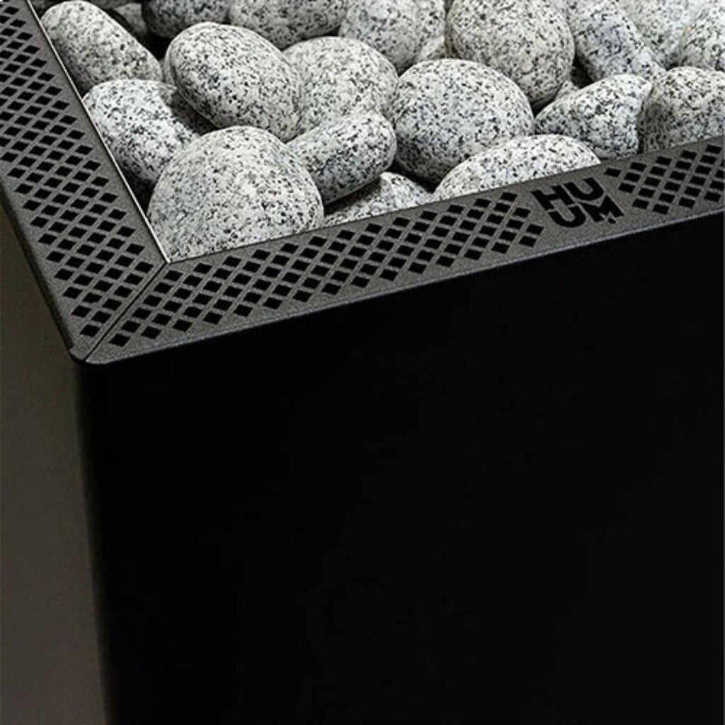 HUUM CORE 6.5kW-10.5kW Black Sauna Heater With Adjustable Legs [H1013072/82/92] (SAK28273) - Saksby Wholesale - Stones View