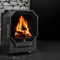 HUUM HIVE FLOW MINI 8.5KW Wood-Burning Sauna Stove With Ash Drawer [H1017012] SAKSBY - Flames View