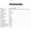 Icetubs IceBarrel Thermowood And Fiberglass Cold Plunge Immersion Tub (SAK68129)  - Saksby Wholesale -  Specifications View