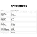 Icetubs IceBarrel XL Thermowood And Fiberglass Cold Plunge Immersion Tub (SAK35418)  - Saksby Wholesale -  Specifications View