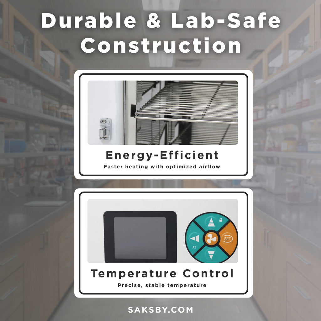 72L Industrial 110V Lab Forced Air Drying Oven (SAK23790) - Saksby Wholesale - Benefits View