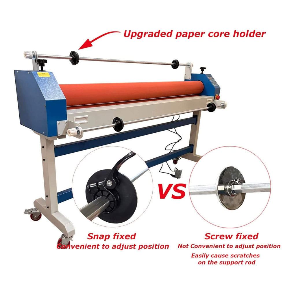 Industrial 110V Laminating Machine With Holder Rod (SAK68035) - Saksby Wholesale - Paper Core Holder Feature