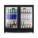 Industrial Freestanding Undercounter Beverage Refrigerator (SAK84019) - Saksby Wholesale - 2-Door Front View