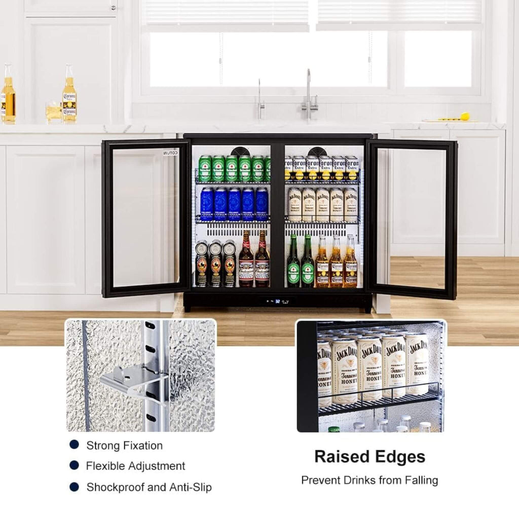 Industrial Freestanding Undercounter Beverage Refrigerator (SAK84019) - Saksby Wholesale - Adjustable Flexible Shelves