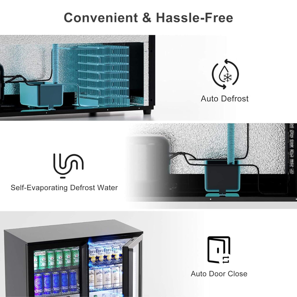 Industrial Freestanding Undercounter Beverage Refrigerator (SAK84019) - Saksby Wholesale - Convenient And Hassle-Free