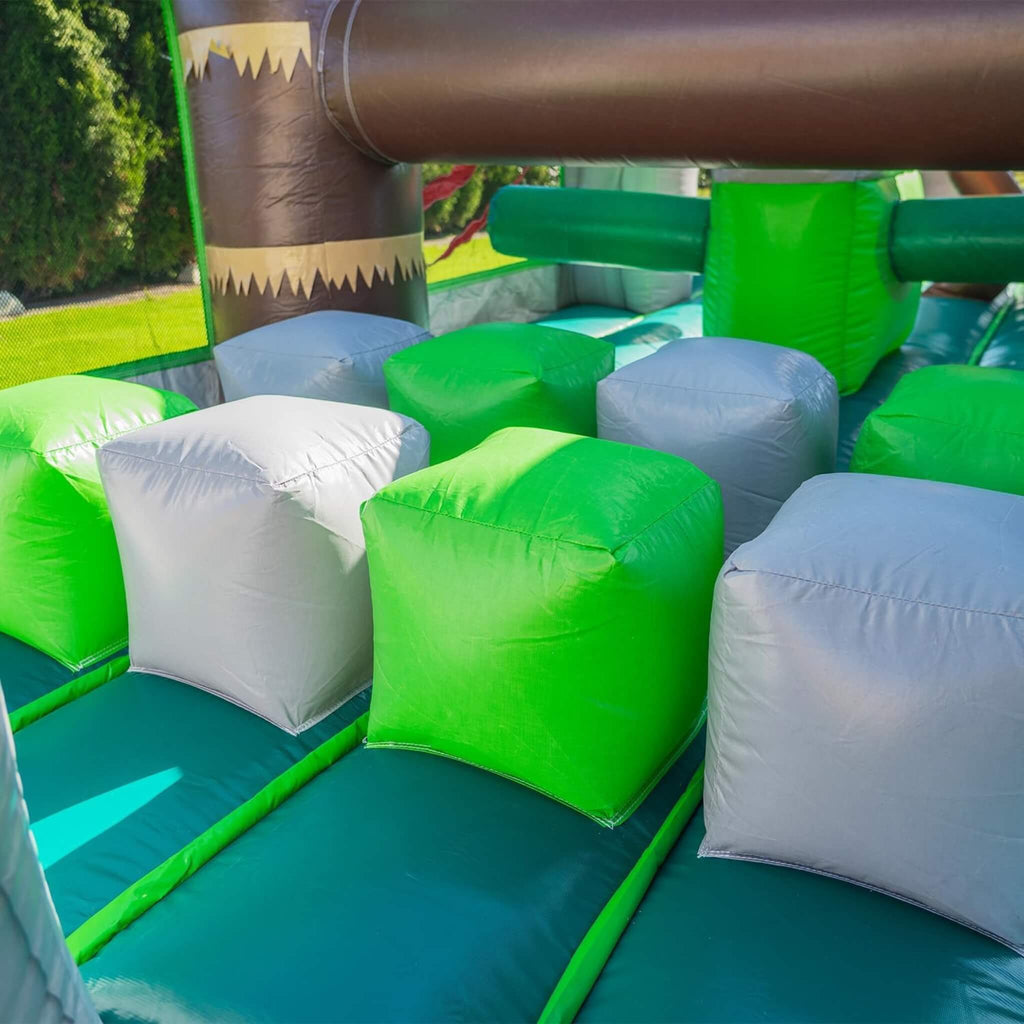 Inflatable 20FT Dinosaur Obstacle Course With Blower (SAK90817) - Saksby Wholesale - Design Details