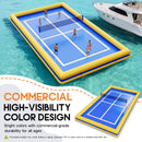 [26X46FT] Inflatable Commercial Floating Pickleball And Volleyball Court With Net (SAK39071) - Saksby Wholesale - Color Design View