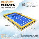 [26X46FT] Inflatable Commercial Floating Pickleball And Volleyball Court With Net (SAK39071) - Saksby Wholesale - Dimensions